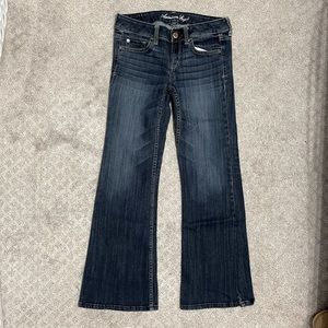 American Eagle hipster flare jeans, size 4